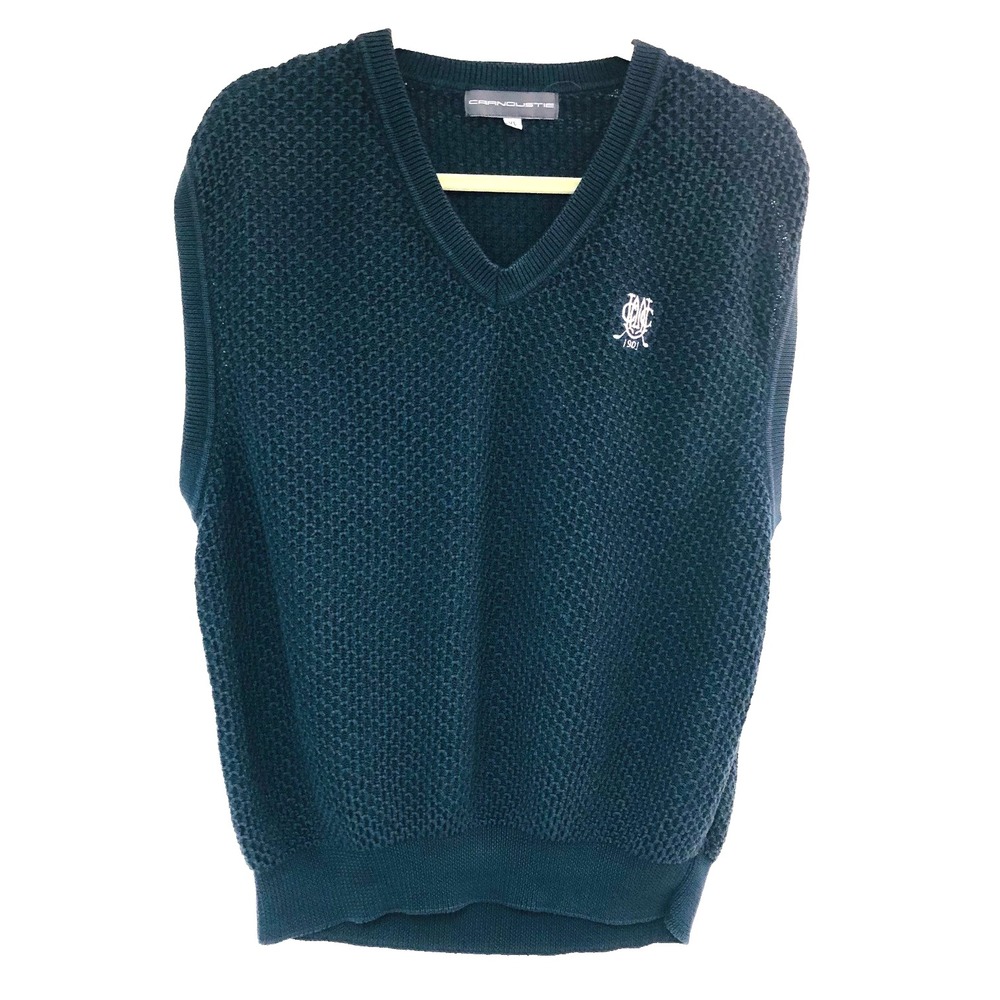 Upper Montclair CC Sweater Vest Mens XL Golf Preppy Old Money Luxury‎ Carnoustie